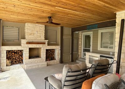 Fireplace, Tulsa Patio