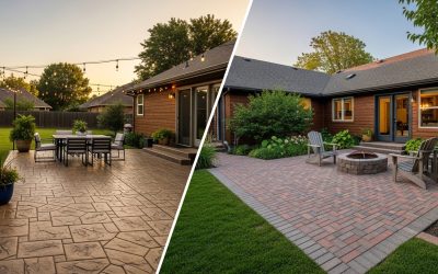 Stamped Concrete vs. Pavers: Best Patio Choice for Tulsa Backyards
