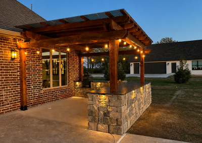 Outdoor Kitchen and Pergola