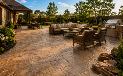 Concrete Patios in Tulsa: Stamped, Stained & Poured Options
