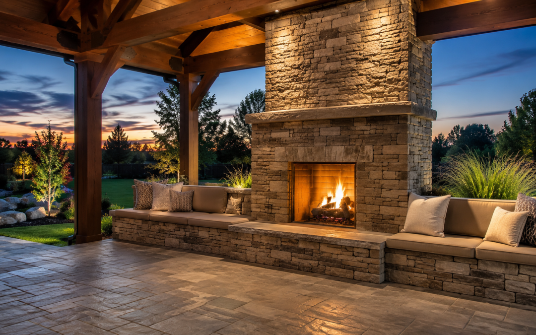 Outdoor Fireplace Ideas for Tulsa Backyards